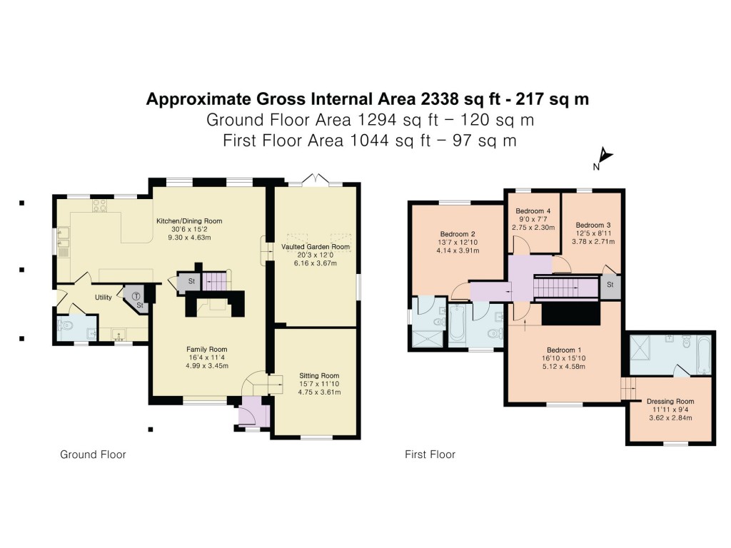 Floorplans For Peppard Common, Henley-On-Thames, RG9