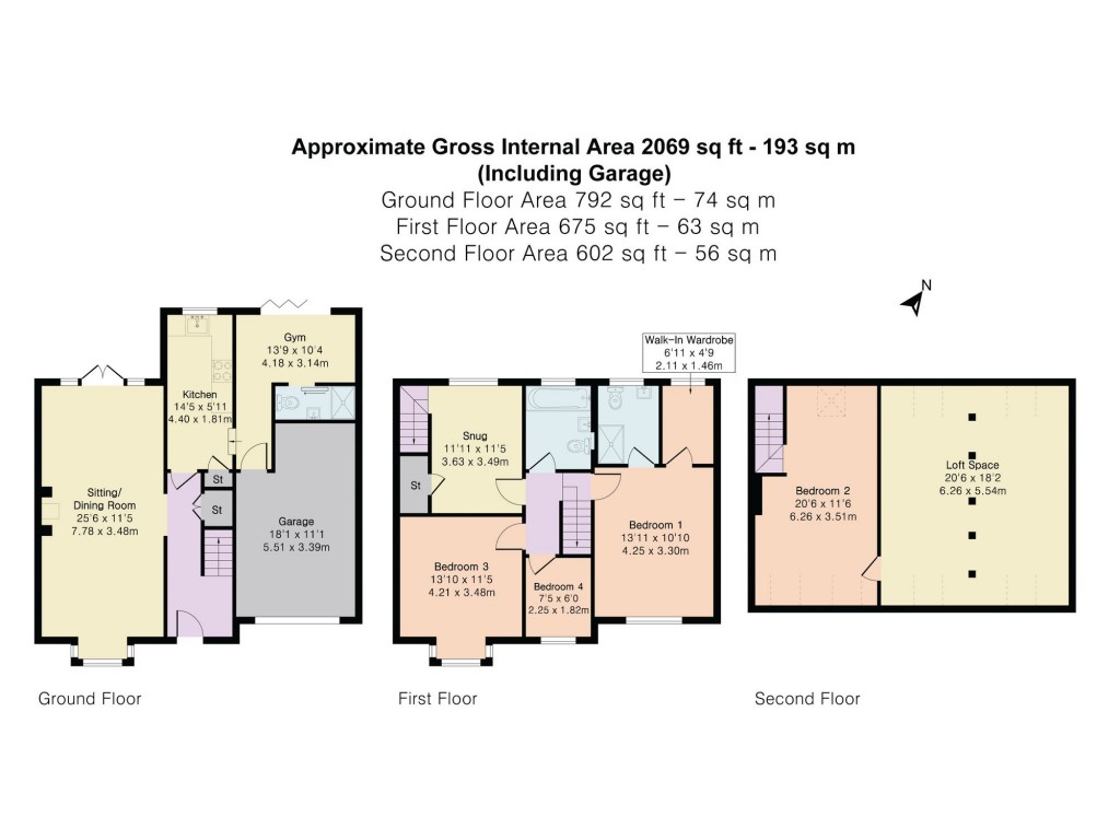 Floorplans For Peppard Lane, Henley-On-Thames, RG9