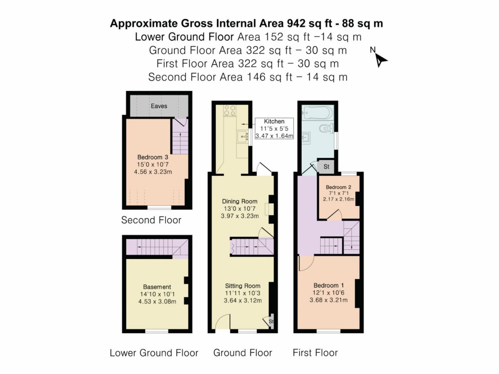 Floorplans For Reading Road, Henley-On-Thames, RG9