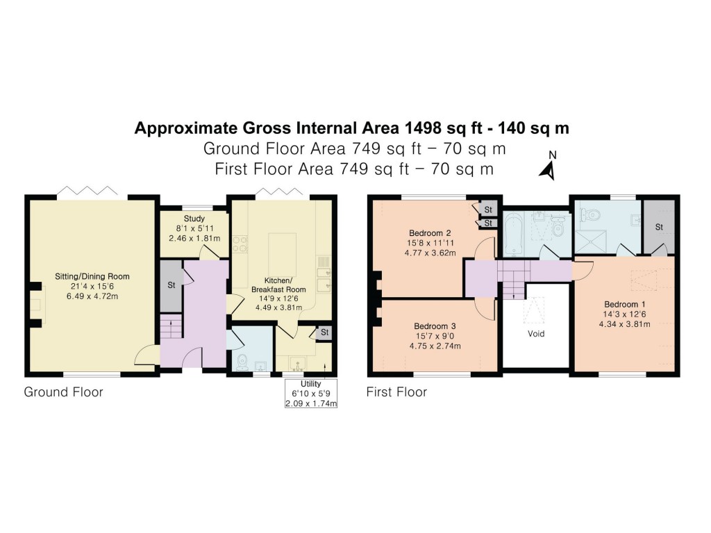 Floorplans For South Stoke, Reading, RG8