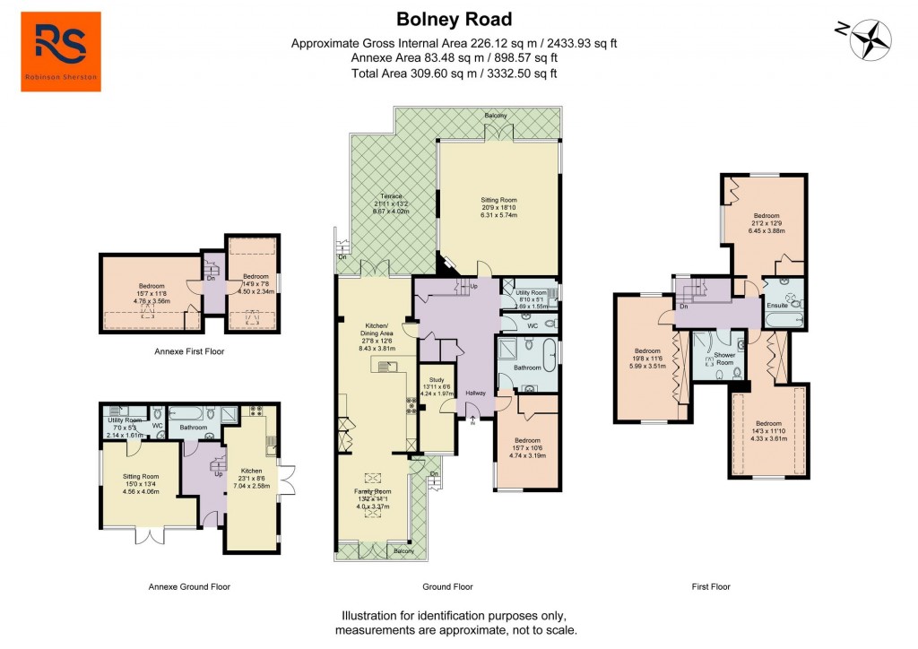 Floorplans For Bolney Road, Lower Shiplake, RG9