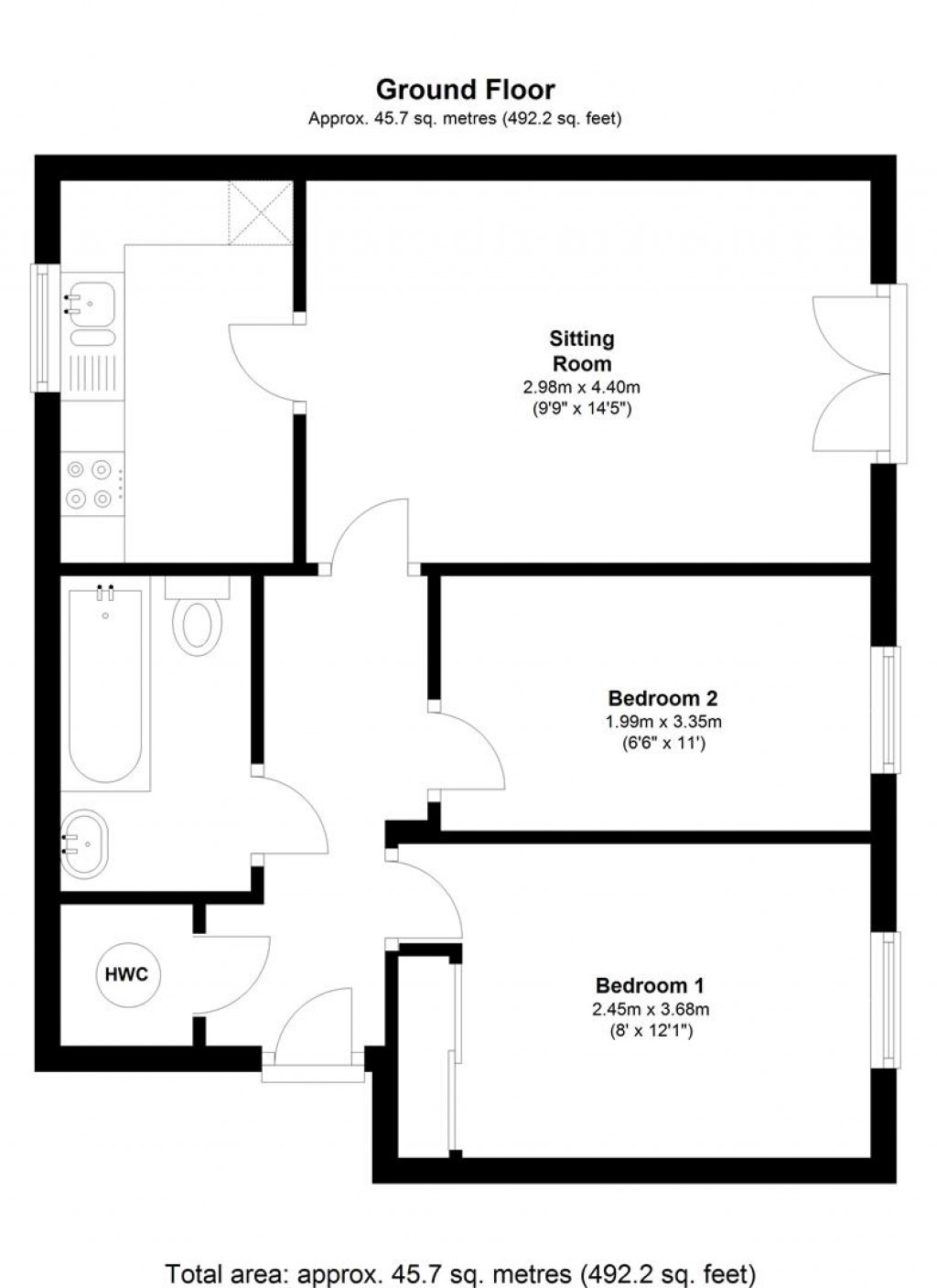 Floorplans For Orchard Walk, Watlington