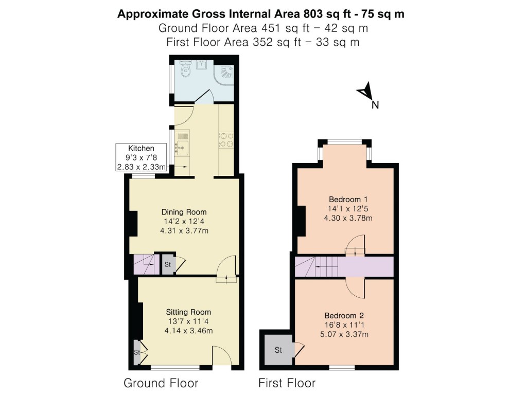 Floorplans For High Street, Watlington, OX49