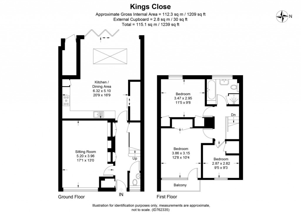 Floorplans For Kings Close, Henley-On-Thames