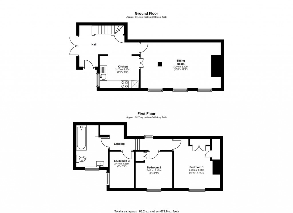 Floorplans For The Goggs, Watlington