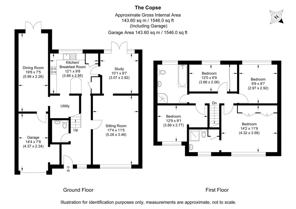 Floorplans For The Copse, Wargrave, Reading