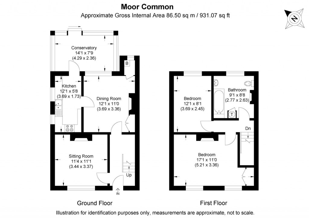 Floorplans For Moor Common, Lane End, High Wycombe