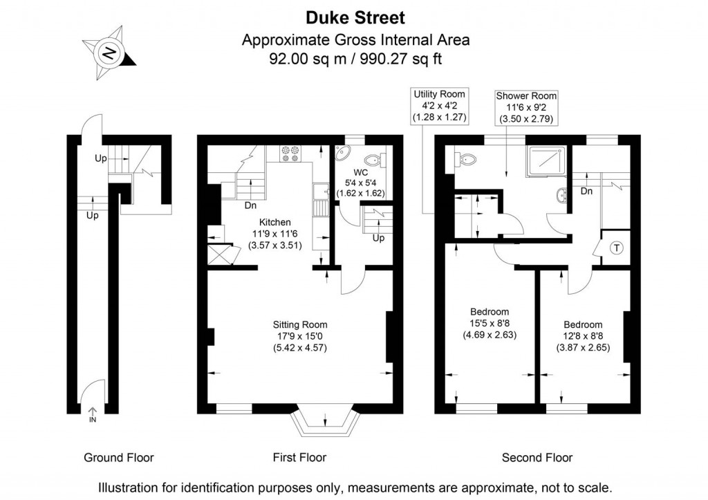 Floorplans For Duke Street, Henley-On-Thames