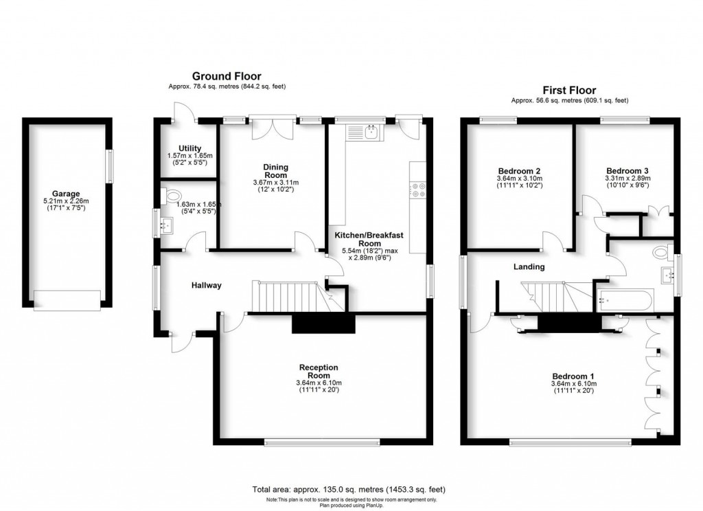 Floorplans For Haseley Road, Little Milton, Oxford