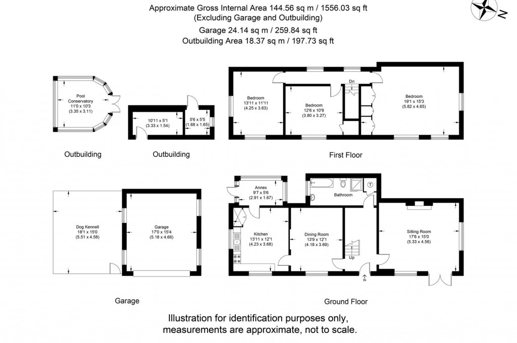 Floorplans For Pishill, Henley-On-Thames