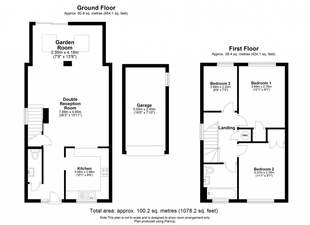 Floorplans For Brook Street, Watlington