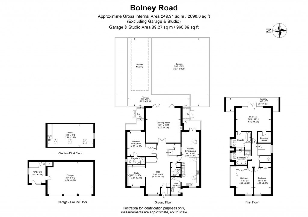 Floorplans For Bolney Road, Lower Shiplake