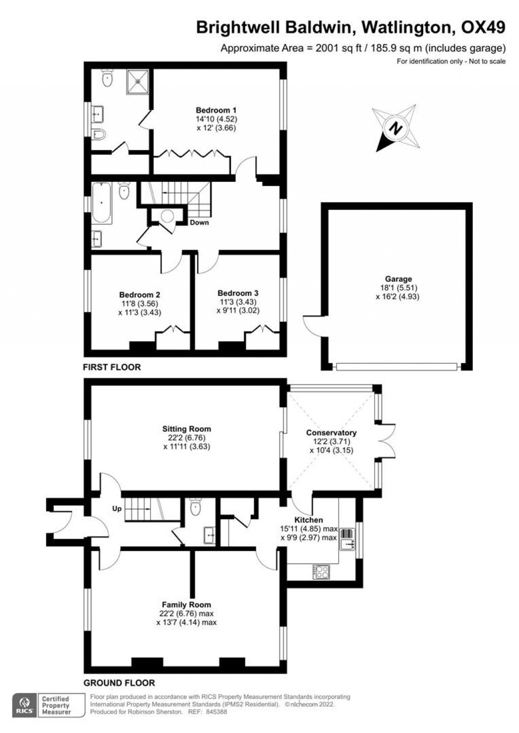 Floorplans For Upperton, Brightwell Baldwin, Watlington