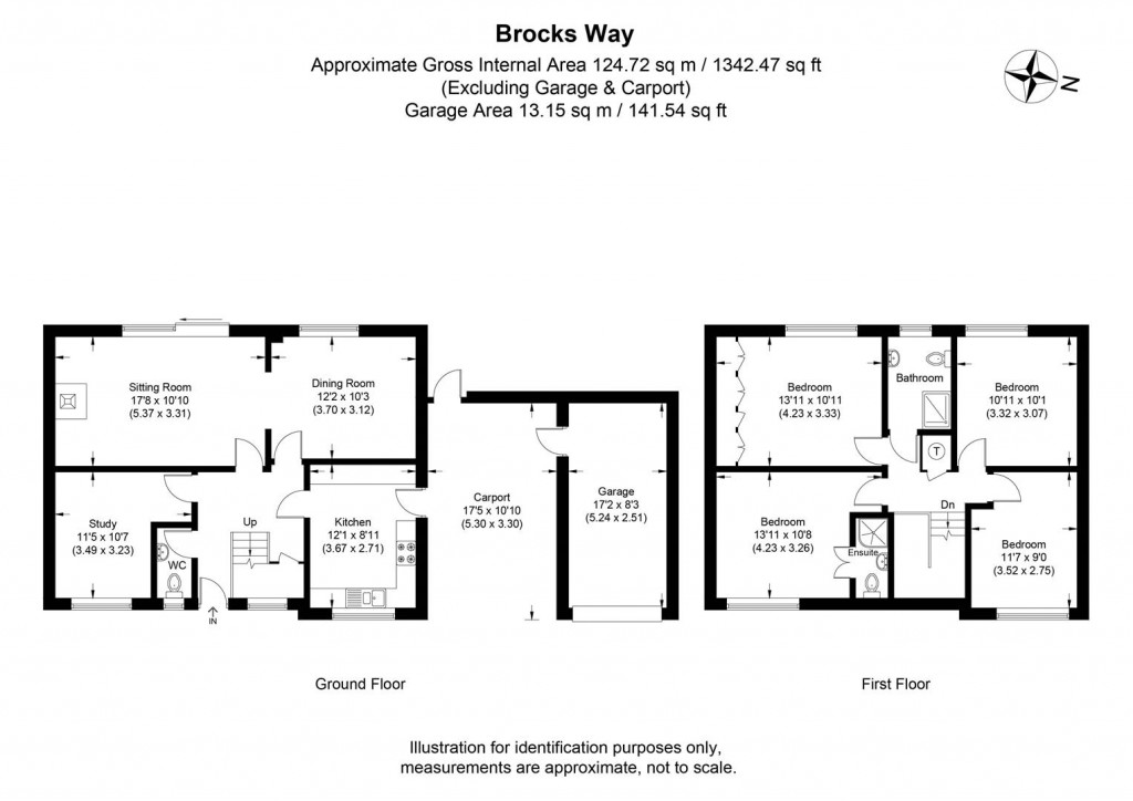 Floorplans For Brocks Way, Shiplake, Henley-on-Thames