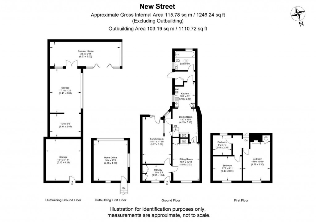 Floorplans For New Street, Henley-On-Thames
