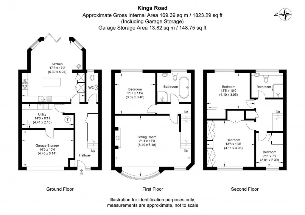 Floorplans For Kings Road, Henley-On-Thames