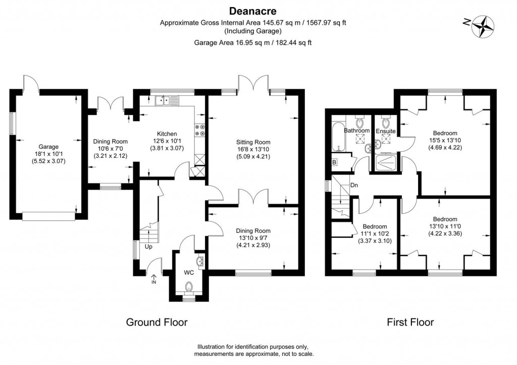 Floorplans For Deanacre, Henley-On-Thames
