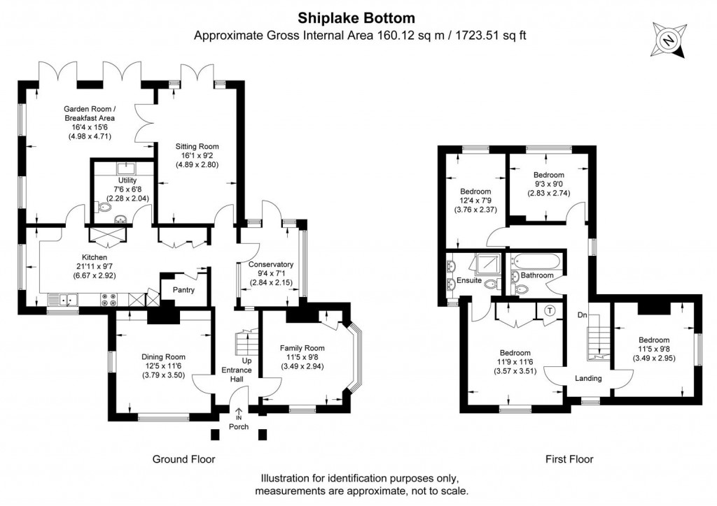 Floorplans For Shiplake Bottom, Peppard Common, Henley-On-Thames