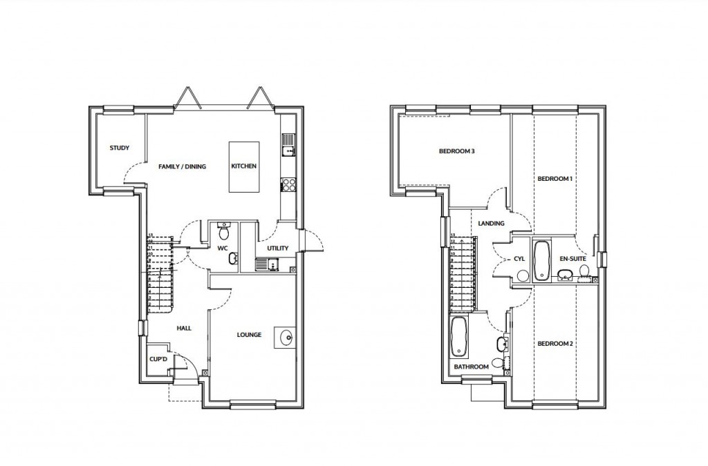 Floorplans For Moor Common, Lane End, High Wycombe