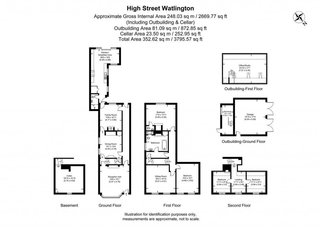 Floorplans For High Street, Watlington