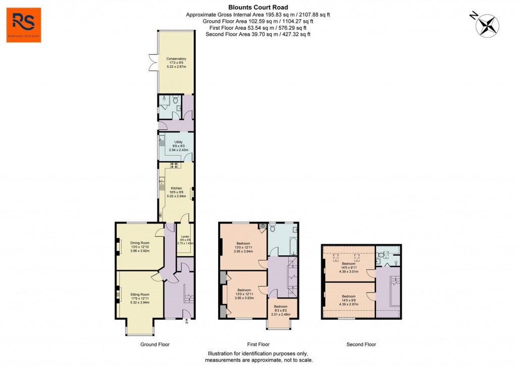 Floorplans For Blounts Court Road, Peppard Common, Henley-On-Thames