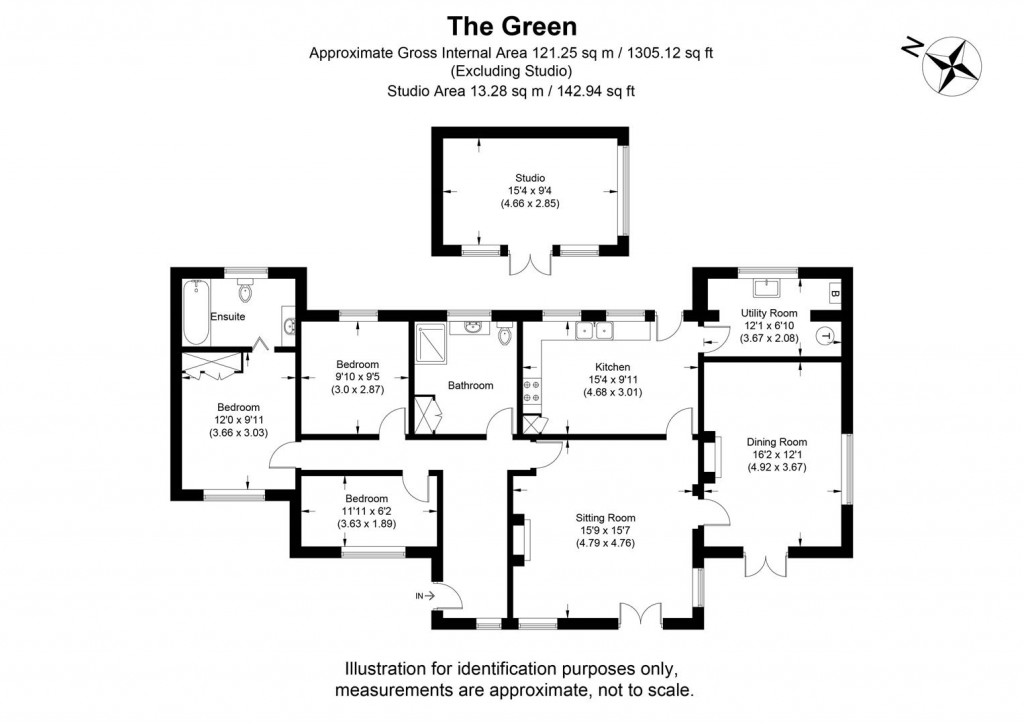 Floorplans For The Green, Nettlebed, Henley-On-Thames