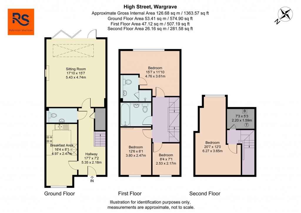 Floorplans For High Street, Wargrave