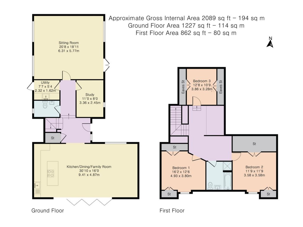 Floorplans For Church Lane, Rotherfield Peppard, Henley-On-Thames