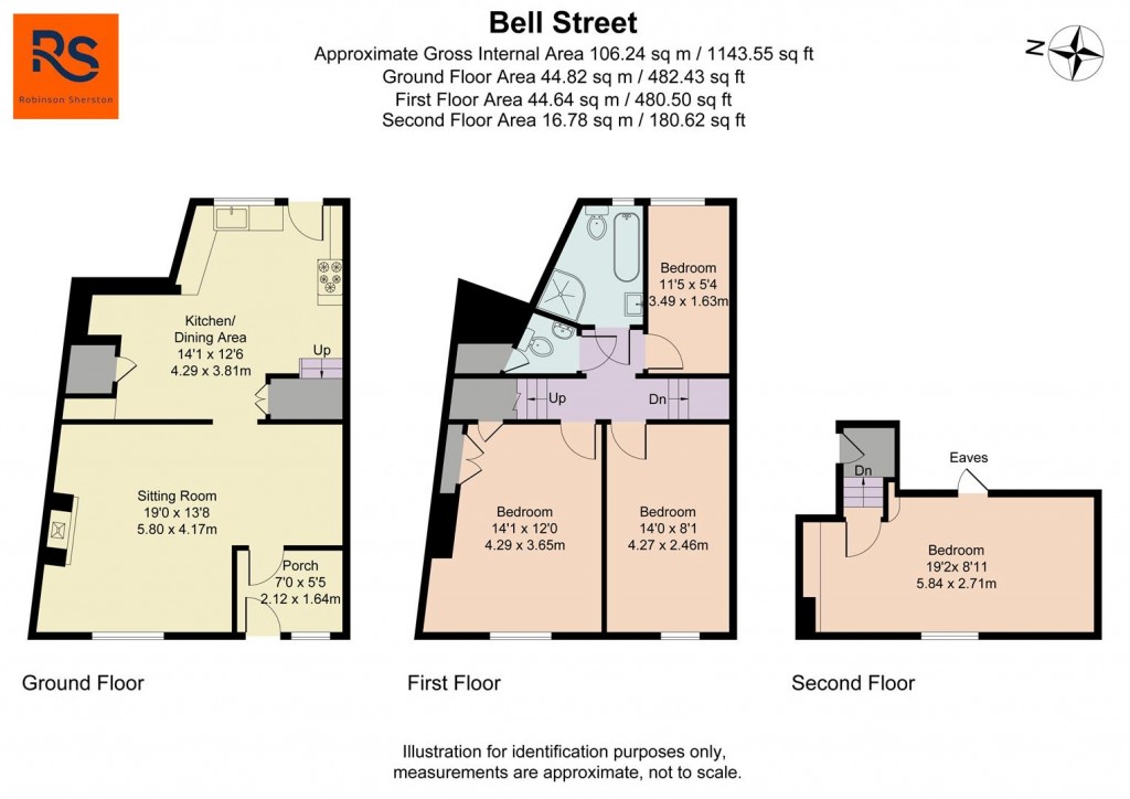 Floorplans For Bell Street, Henley-On-Thames