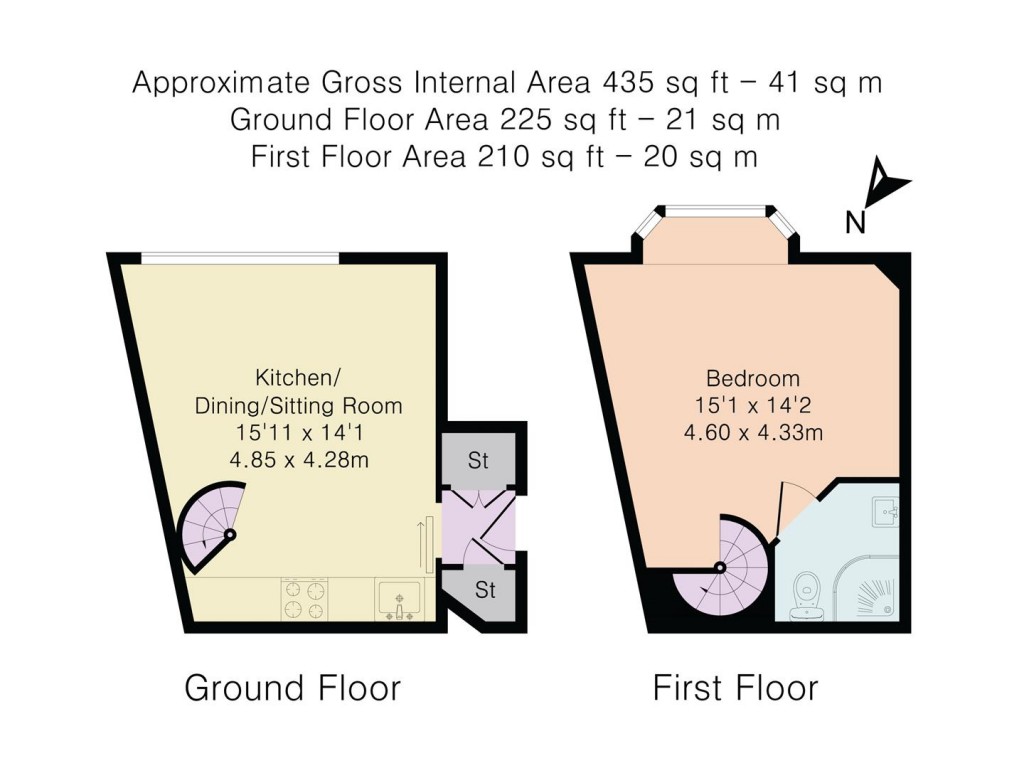 Floorplans For Couching Street, Watlington