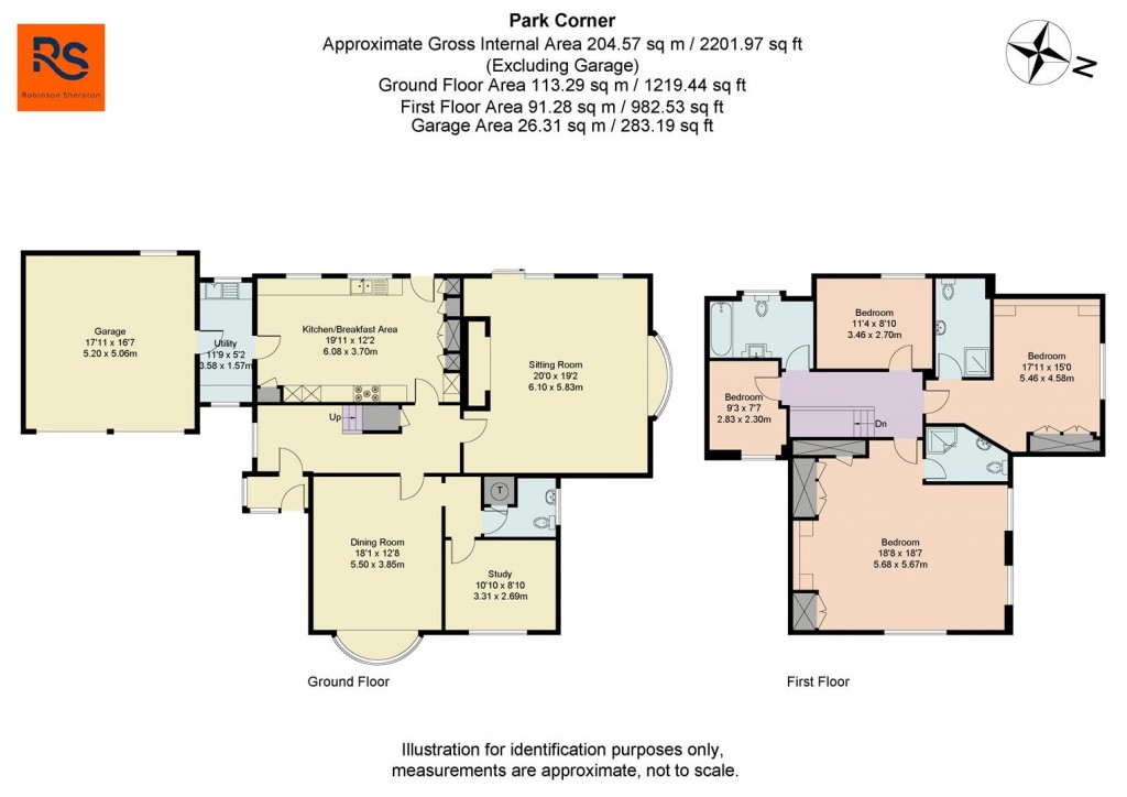 Floorplans For Park Corner, Nettlebed, Henley-On-Thames