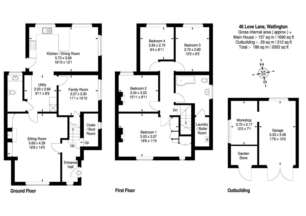 Floorplans For Love Lane, Watlington