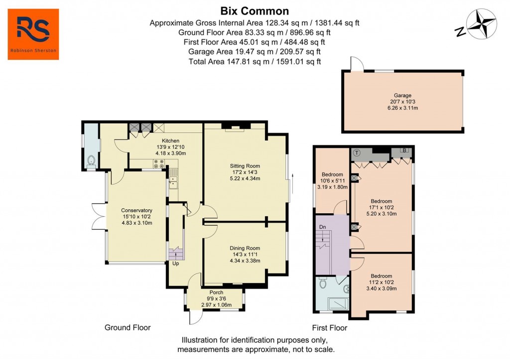 Floorplans For Bix Common, Bix, Henley-On-Thames