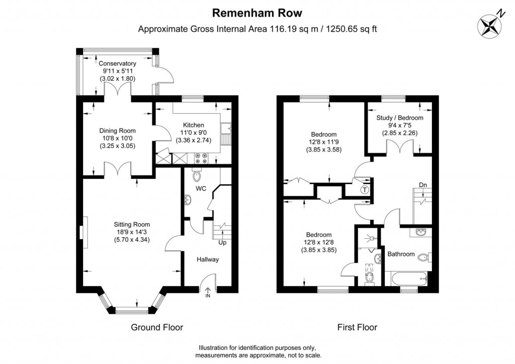 Floorplans For Wargrave Road, Henley-On-Thames