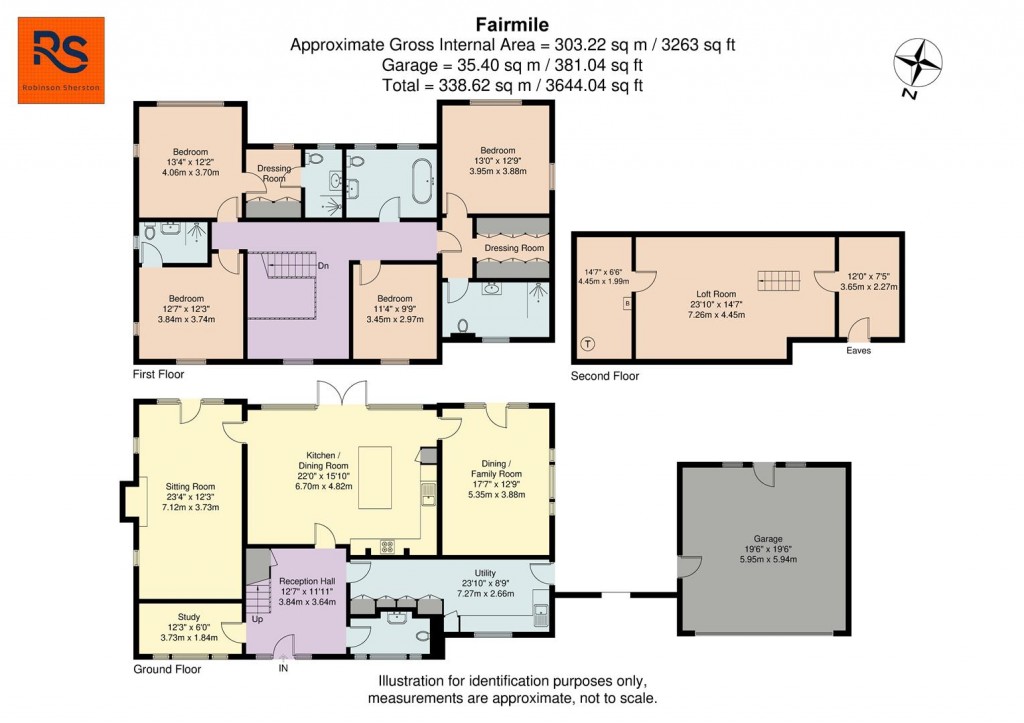 Floorplans For Fairmile, Henley-On-Thames