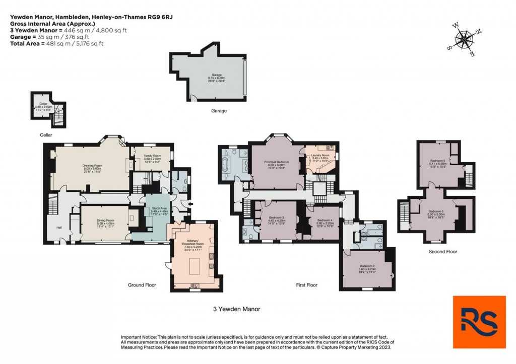 Floorplans For Hambleden, Henley-On-Thames
