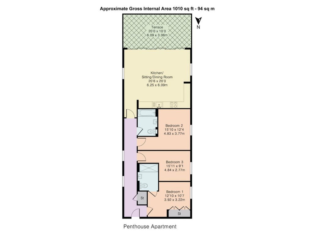 Floorplans For Gardiner Place, Henley-On-Thames