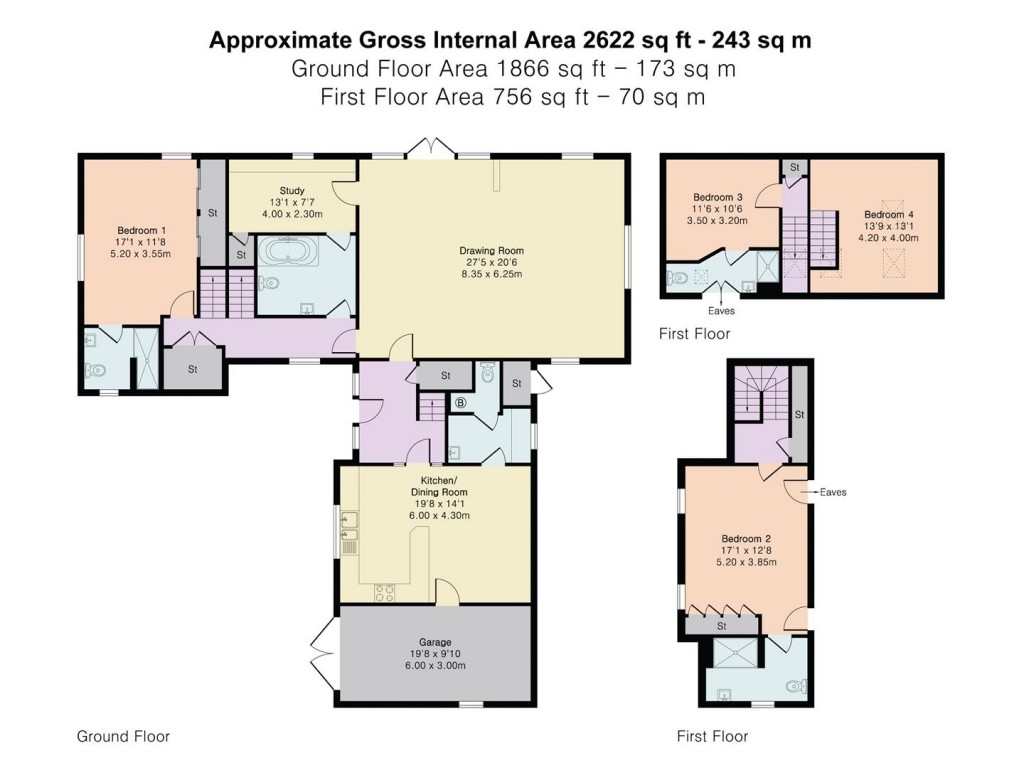 Floorplans For Blackmore Lane, Sonning Common
