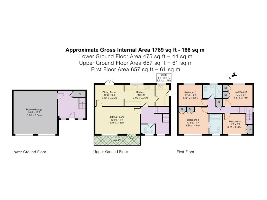 Floorplans For Valley Road, Henley-On-Thames