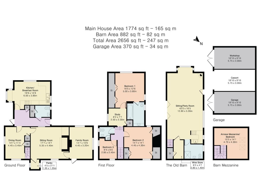 Floorplans For Northend, Henley-On-Thames