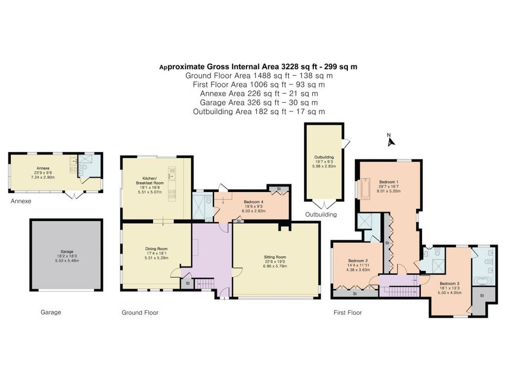 Floorplans For School Lane, Medmenham, Marlow
