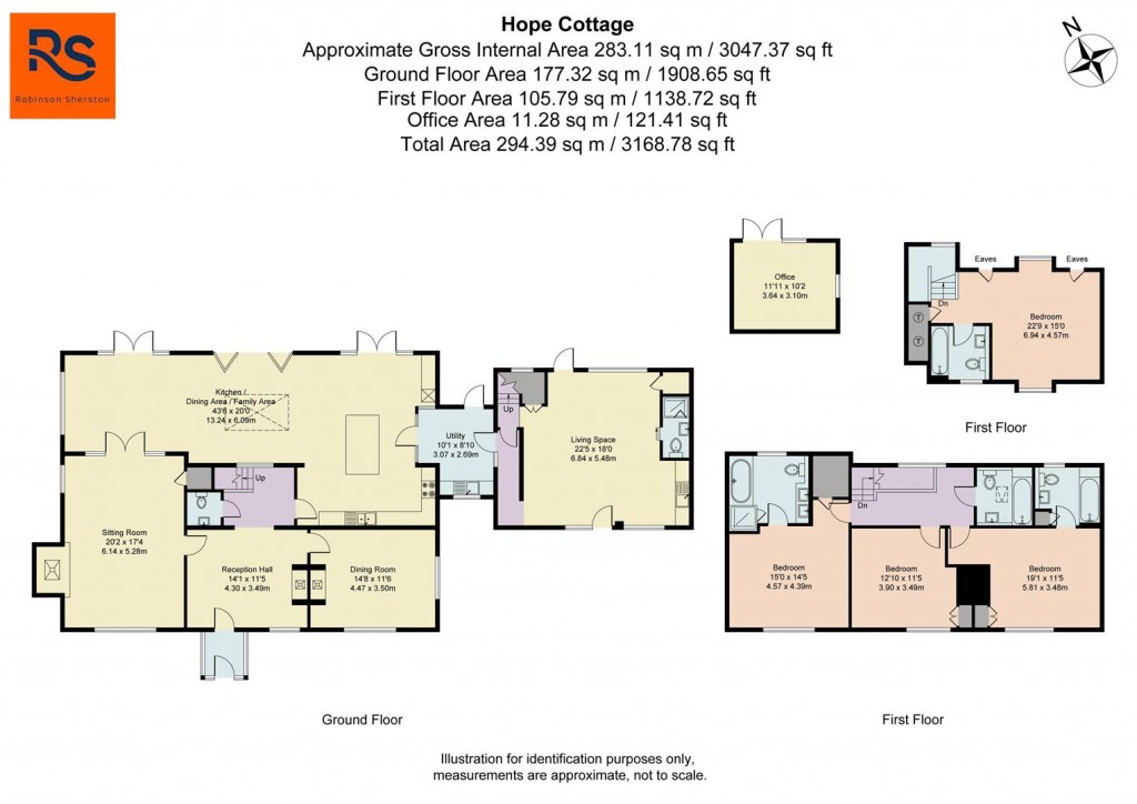 Floorplans For Crocker End, Nettlebed, Henley-On-Thames