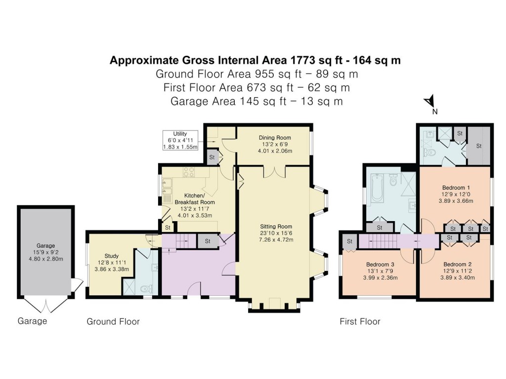 Floorplans For Crocker End, Nettlebed