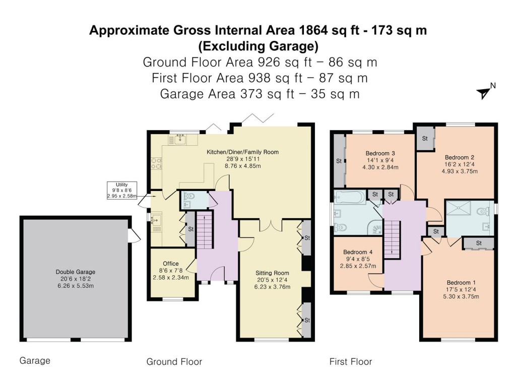Floorplans For Gated Private Development, Sonning Common