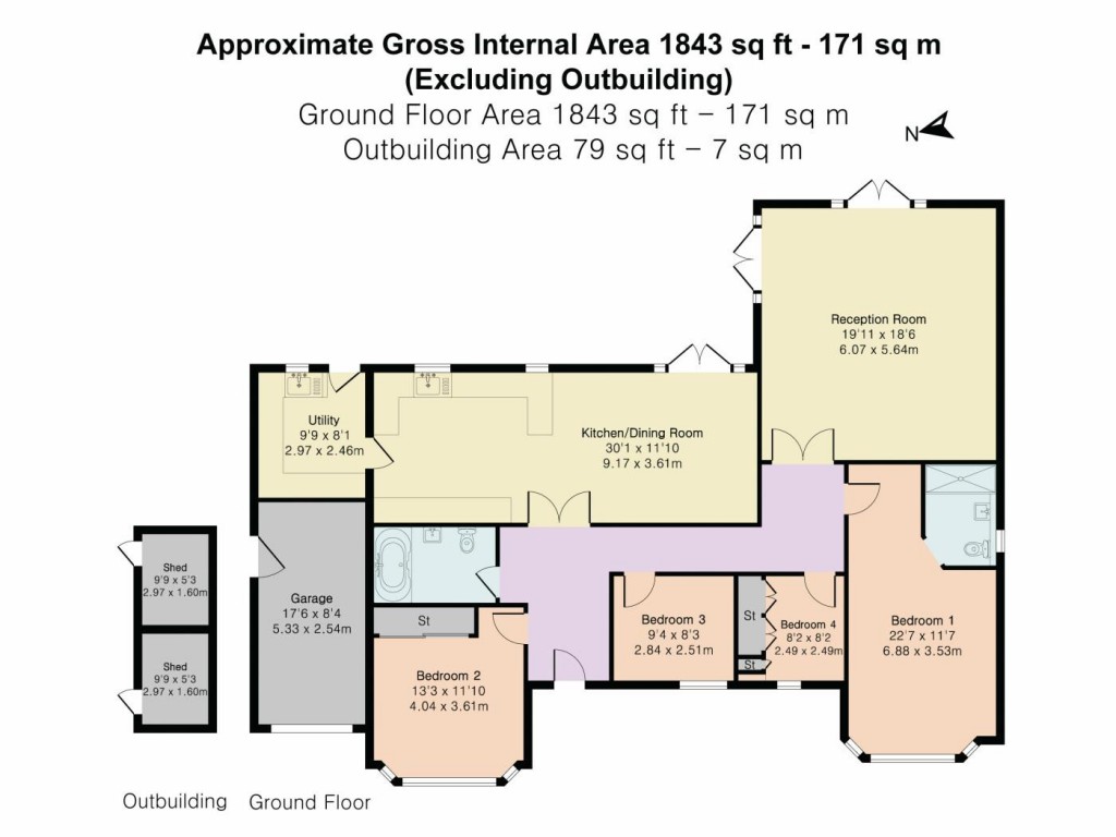 Floorplans For Grange Avenue, Rotherfield Peppard
