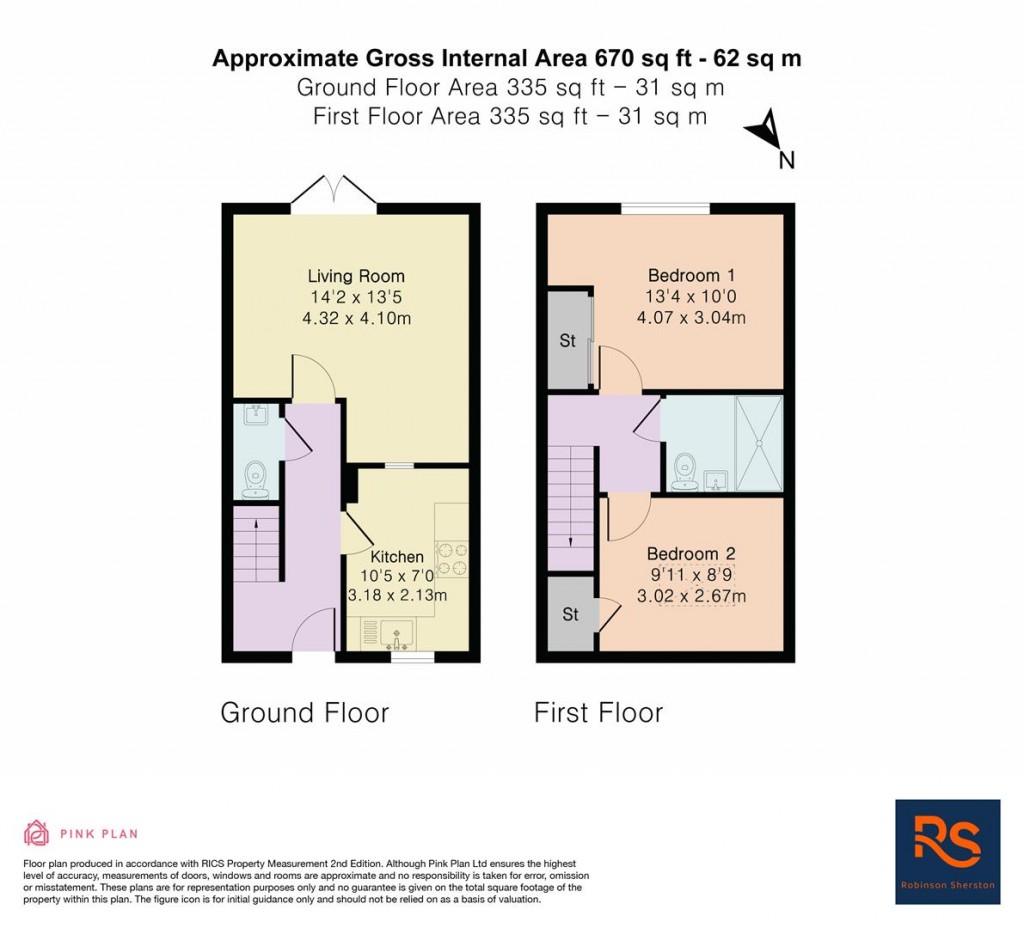Floorplans For Orchard Walk, Watlington