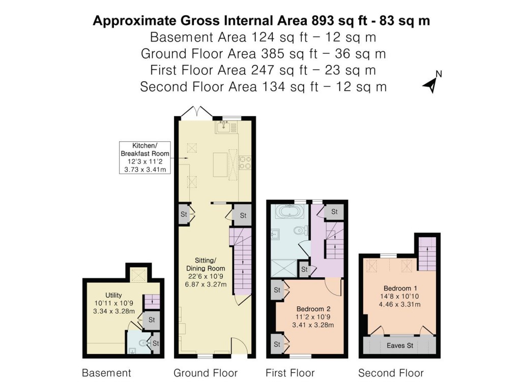 Floorplans For Greys Hill, Henley-On-Thames