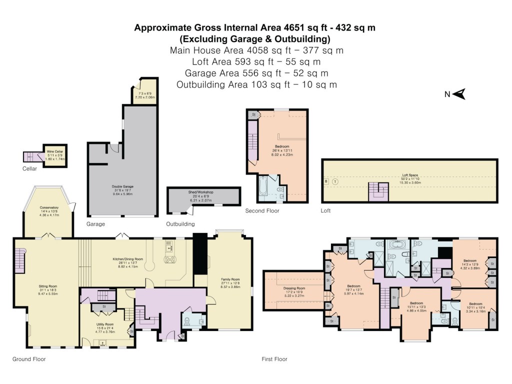 Floorplans For 21 Lambridge Wood Road, Henley-On-Thames, RG9