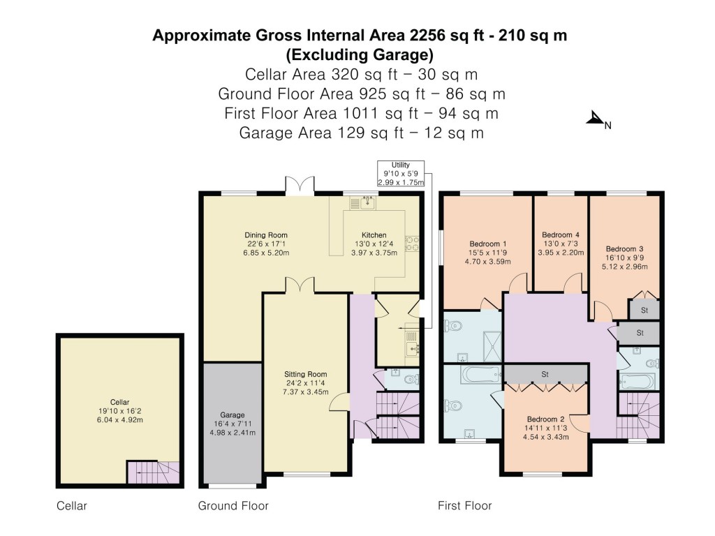 Floorplans For Spring Lane, Watlington, OX49
