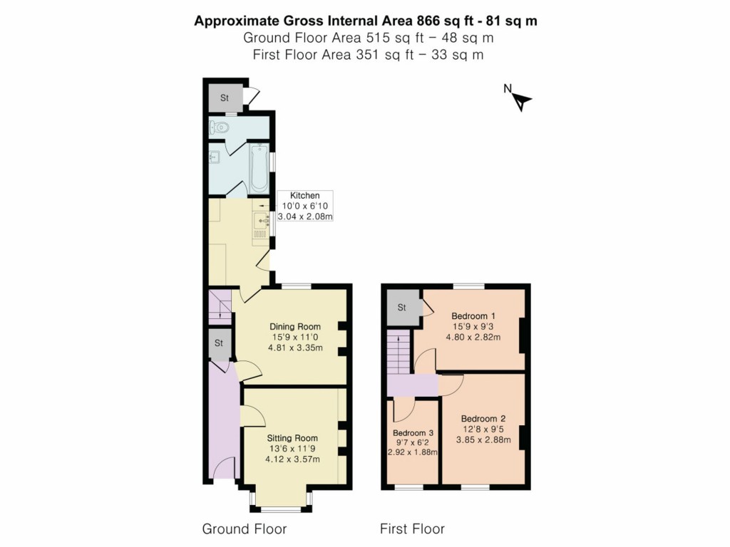 Floorplans For Grange Road, Henley-On-Thames, RG9